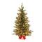 3ft. Pre-Lit Slim Fraser Fir Artificial Potted Christmas Tree, Clear Lights